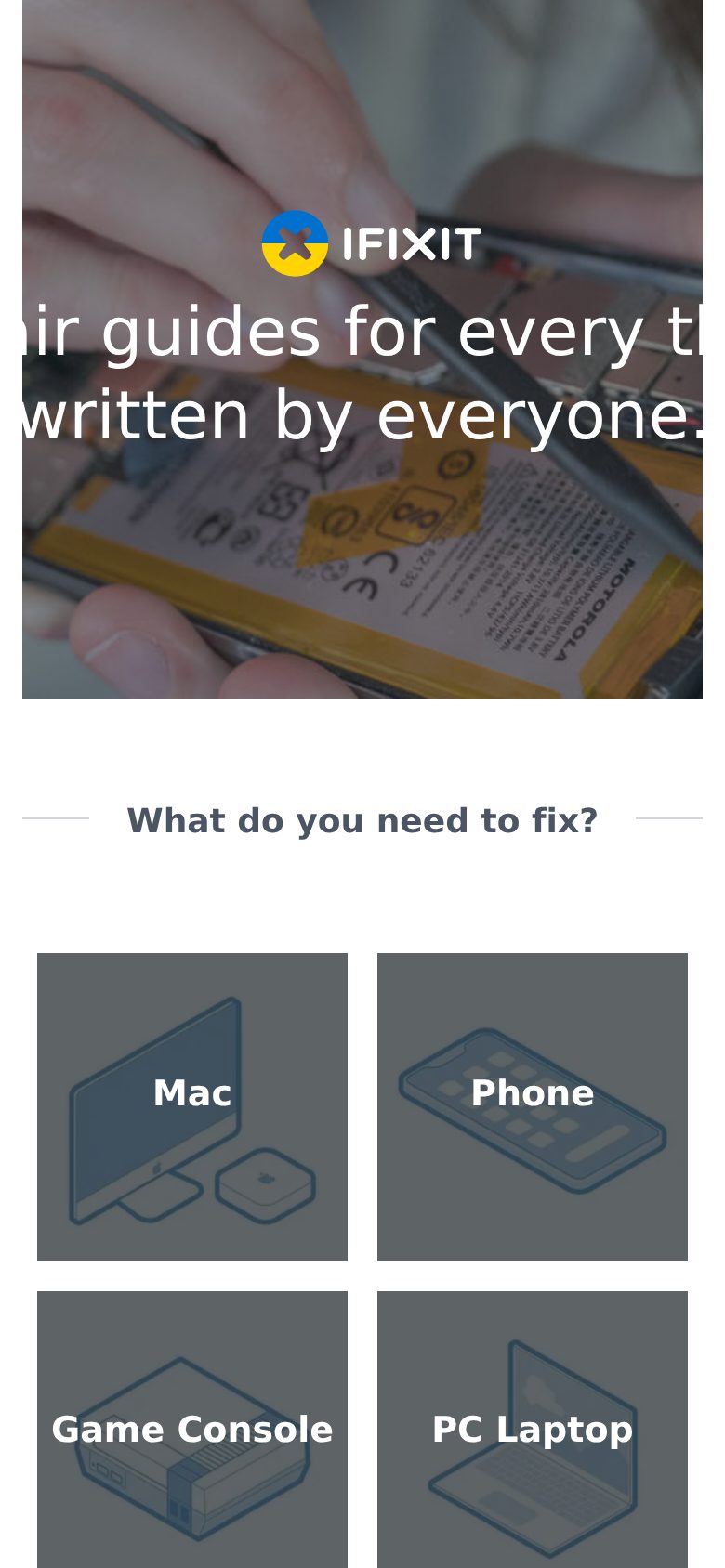 iFixit repair guides